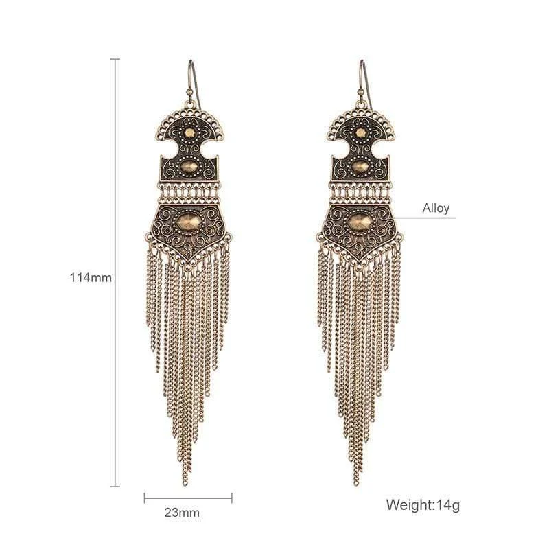 Vintage Tassel Earrings - Glova