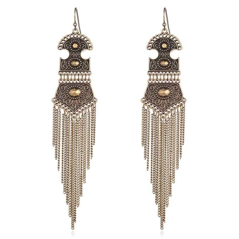 Vintage Tassel Earrings - Glova