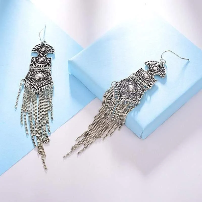 Vintage Tassel Earrings - Glova