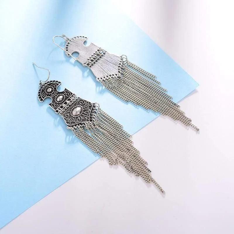 Vintage Tassel Earrings - Glova