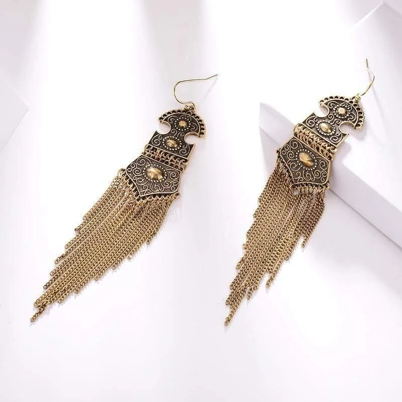 Vintage Tassel Earrings - Glova