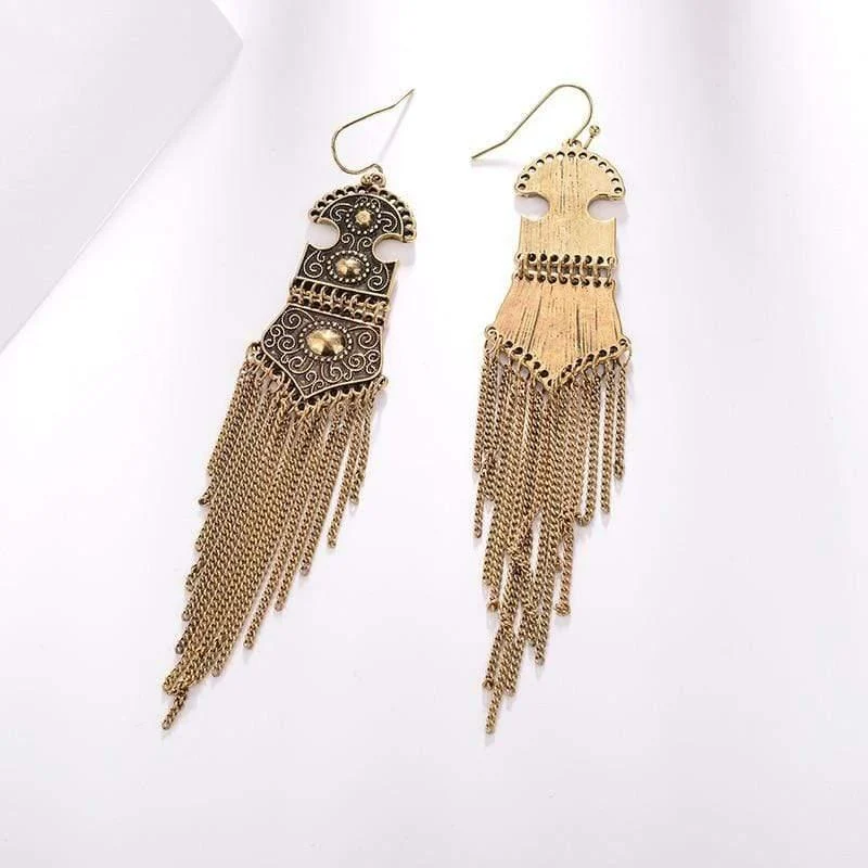 Vintage Tassel Earrings - Glova