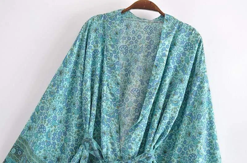 Vittoria Kimono in Green - Glova