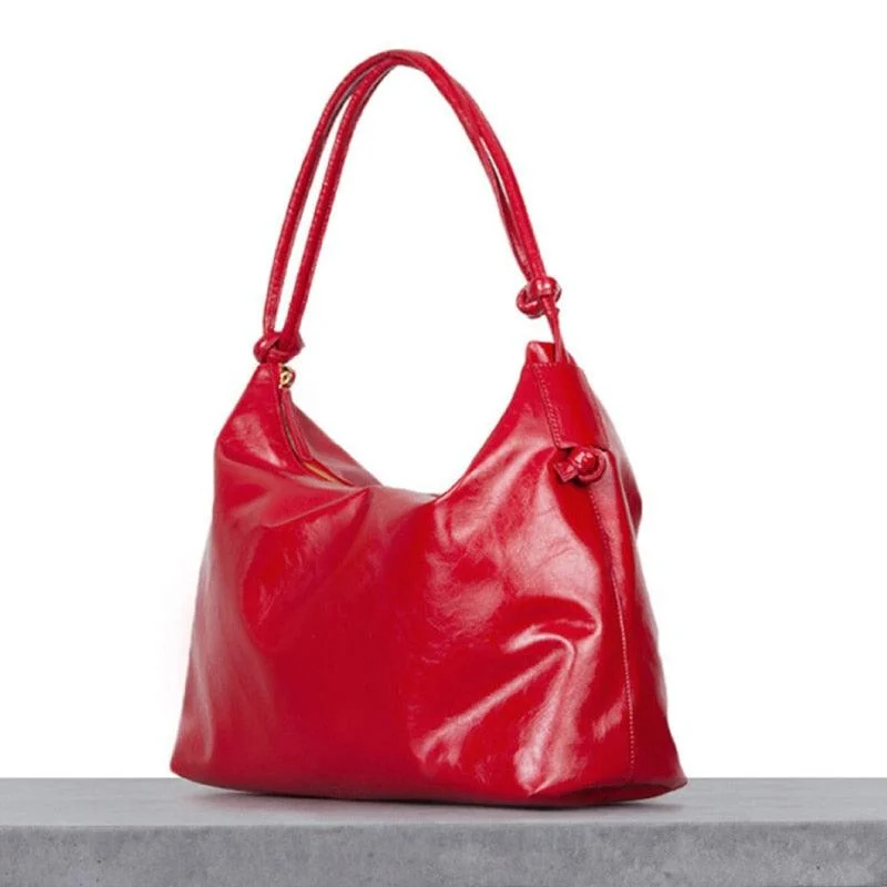 Vivica Patent Leather Look Shoulder Bags - 3 Colors - Glova