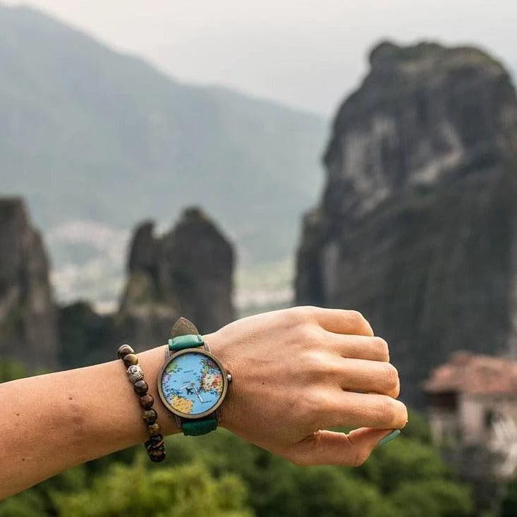 Wanderlust Map Wrist Watch - Glova