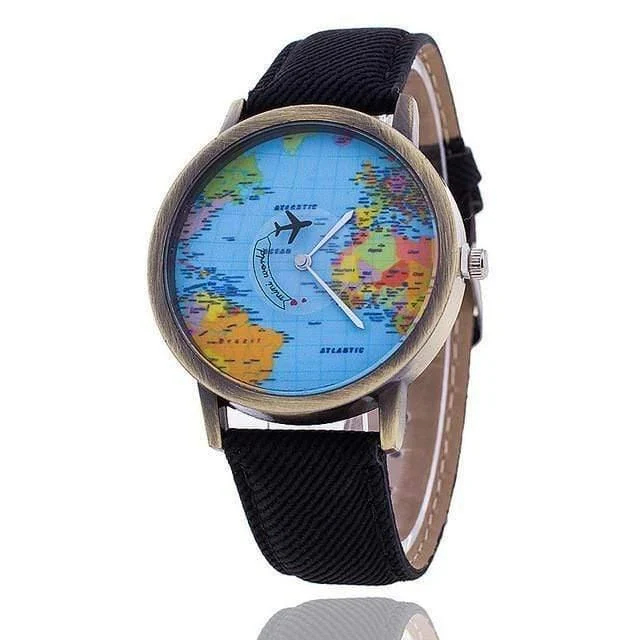 Wanderlust Map Wrist Watch - Glova