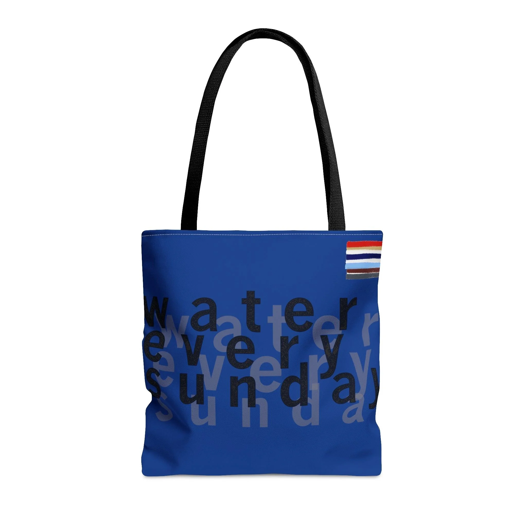 WATEREVERYSUNDAY Basic Logo Everyday Tote - Cobalt Blue - Glova