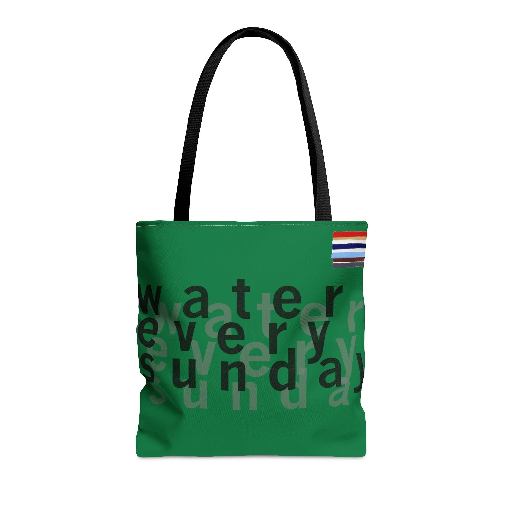 WATEREVERYSUNDAY Basic Logo Everyday Tote - Dartmouth Green - Glova