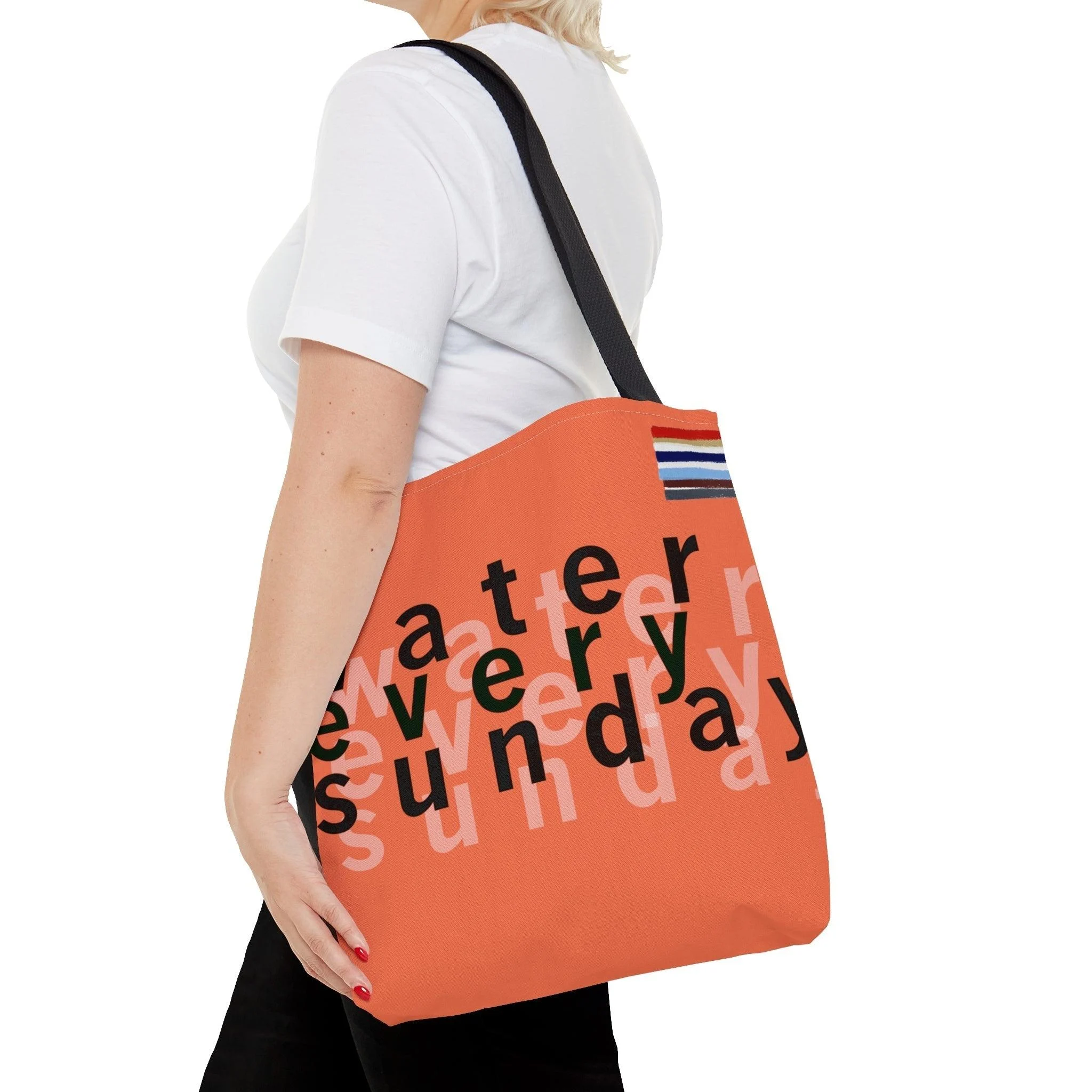 WATEREVERYSUNDAY Basic Logo Everyday Tote - Peach Fuzz (2024 Limited Edition) - Glova