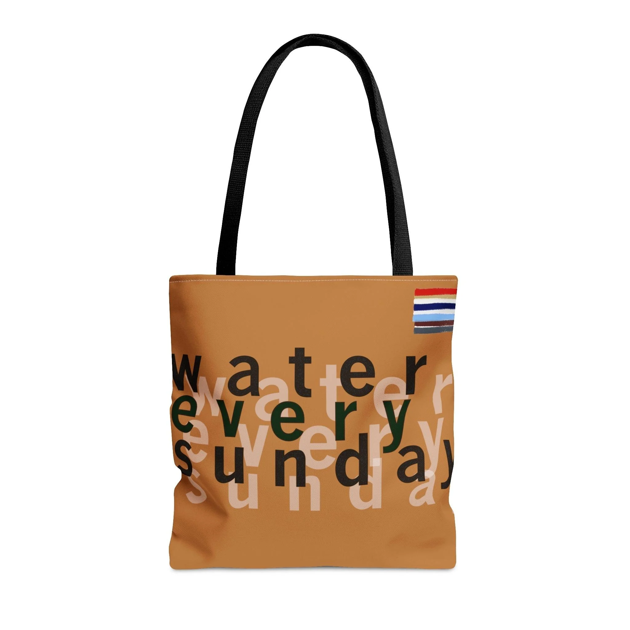 WATEREVERYSUNDAY Basic Logo Everyday Tote - Salted Caramel - Glova