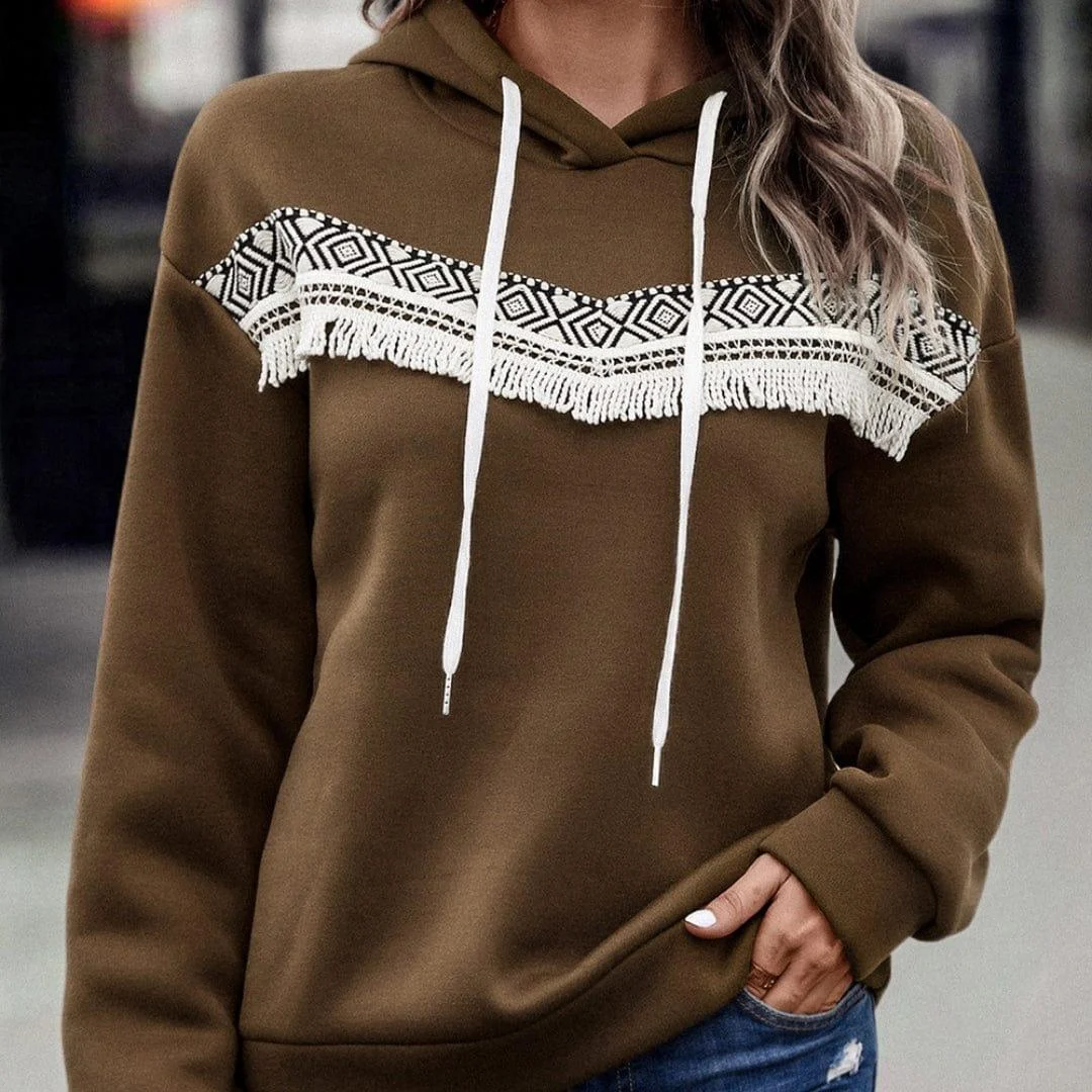 Waverly Boho Patchwork Hoodie - Glova