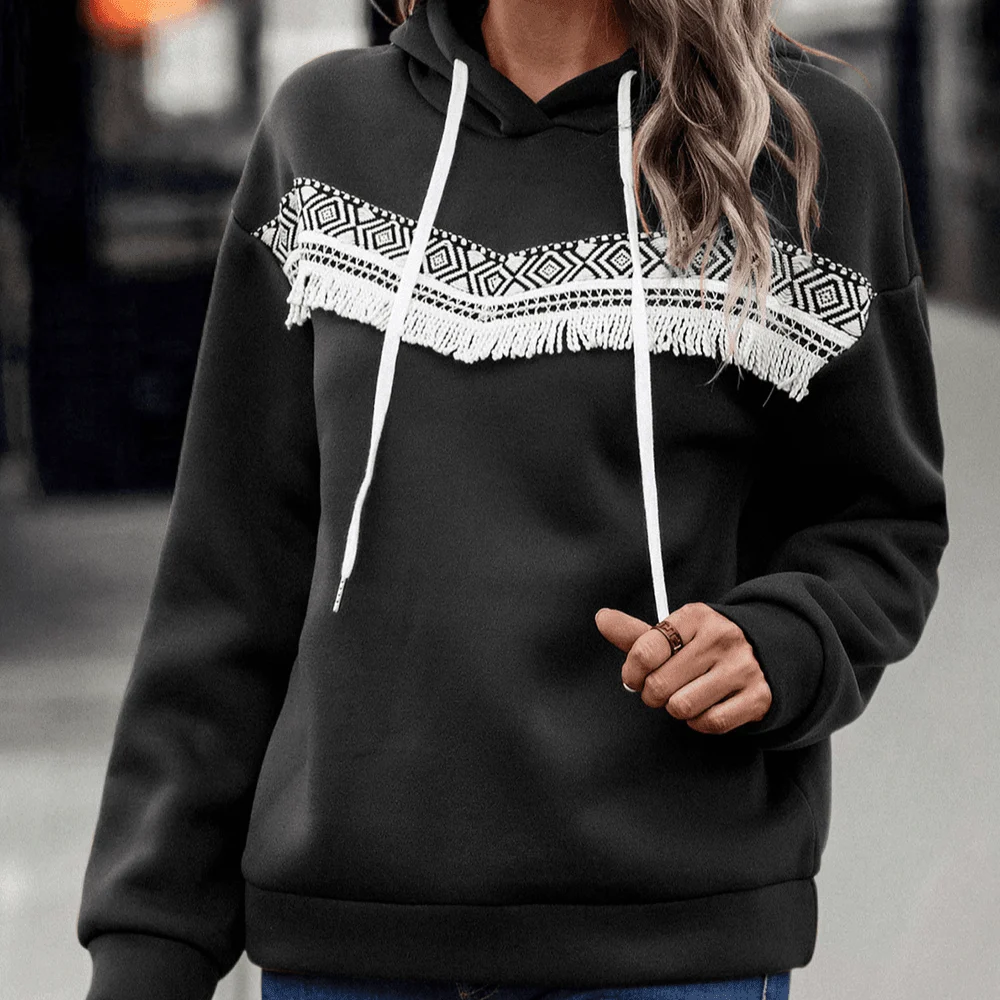 Waverly Boho Patchwork Hoodie - Glova