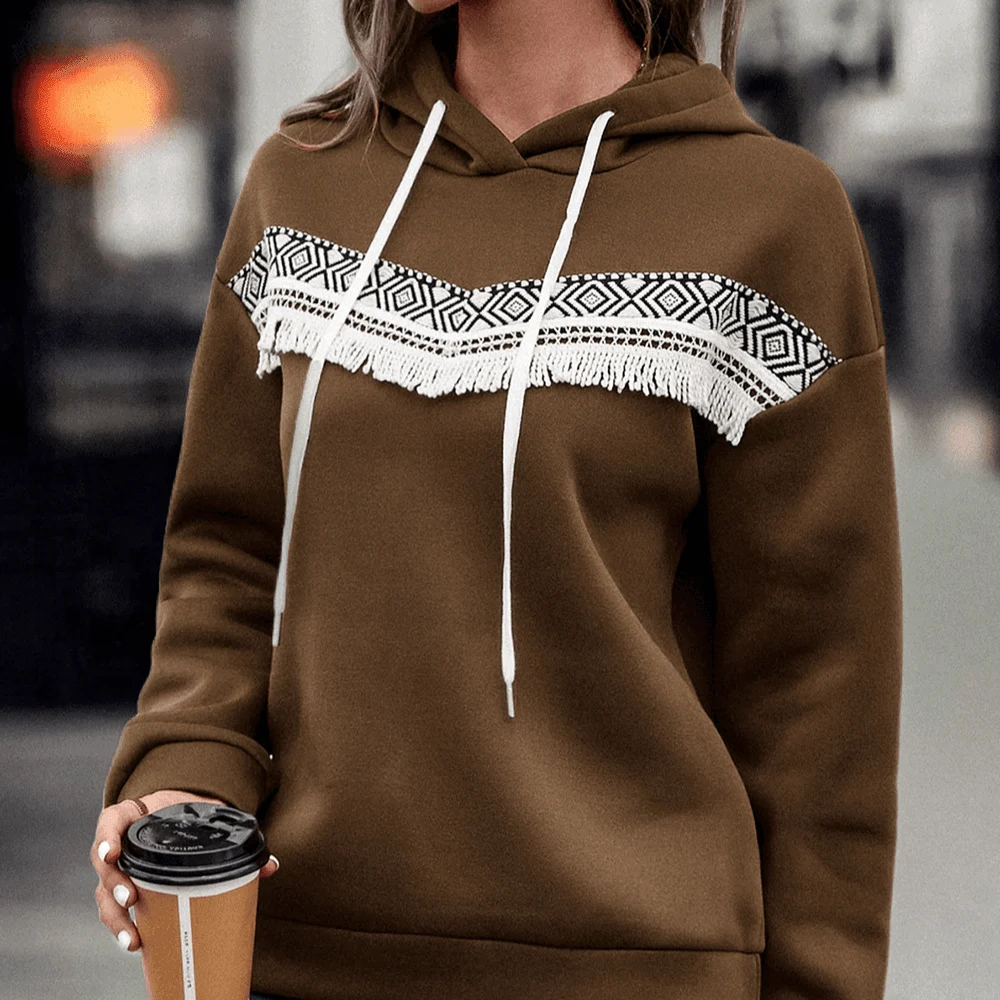 Waverly Boho Patchwork Hoodie - Glova