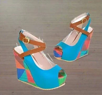 Wedges Open Toe Shallow Mouth Platform Sandals Shoes - Glova