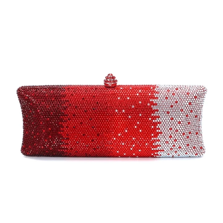 Wella Ombre Stripe Sequin Long Evening Clutch - Glova