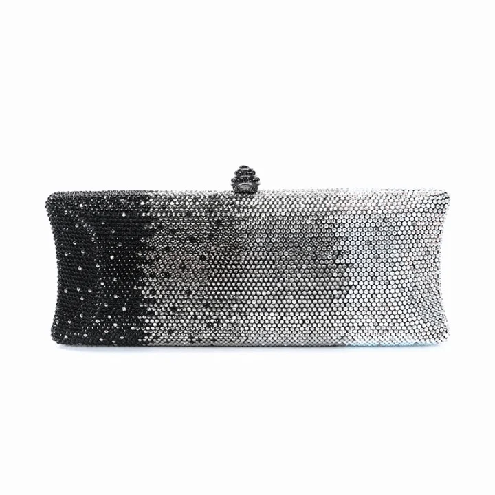 Wella Ombre Stripe Sequin Long Evening Clutch - Glova