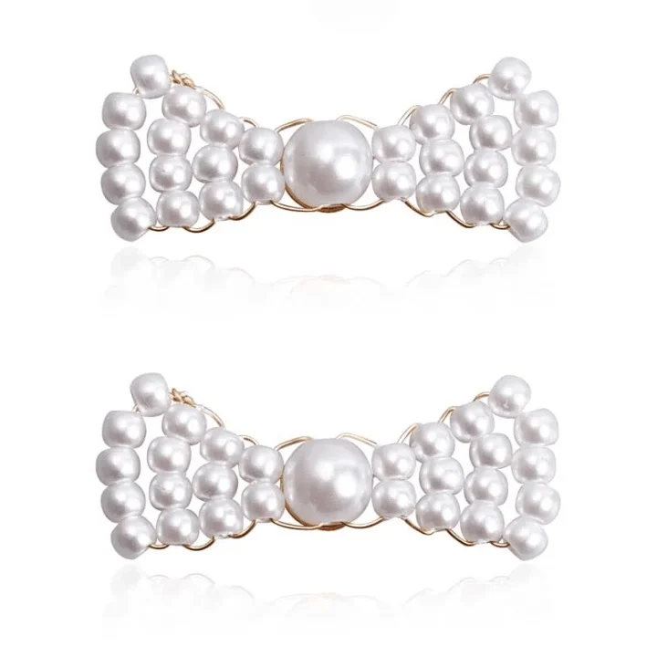 Wella Pearl Bowknot Stud Earrings - Glova