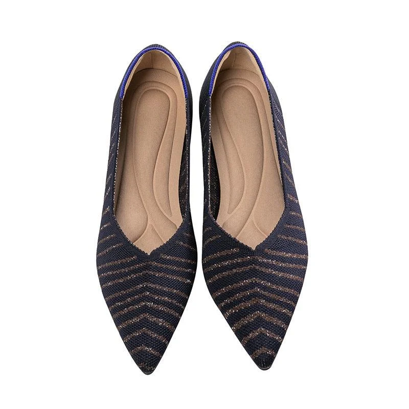 Wendy Pattern Print Basic Flats - 12 Patterns - Glova