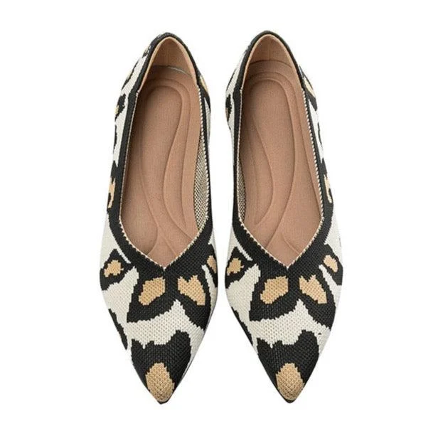 Wendy Pattern Print Basic Flats - 12 Patterns - Glova