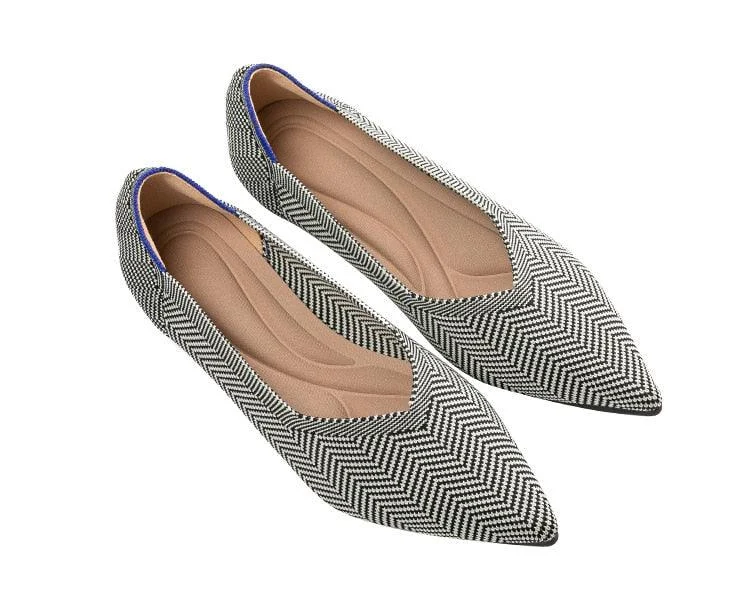 Wendy Pattern Print Basic Flats - 12 Patterns - Glova