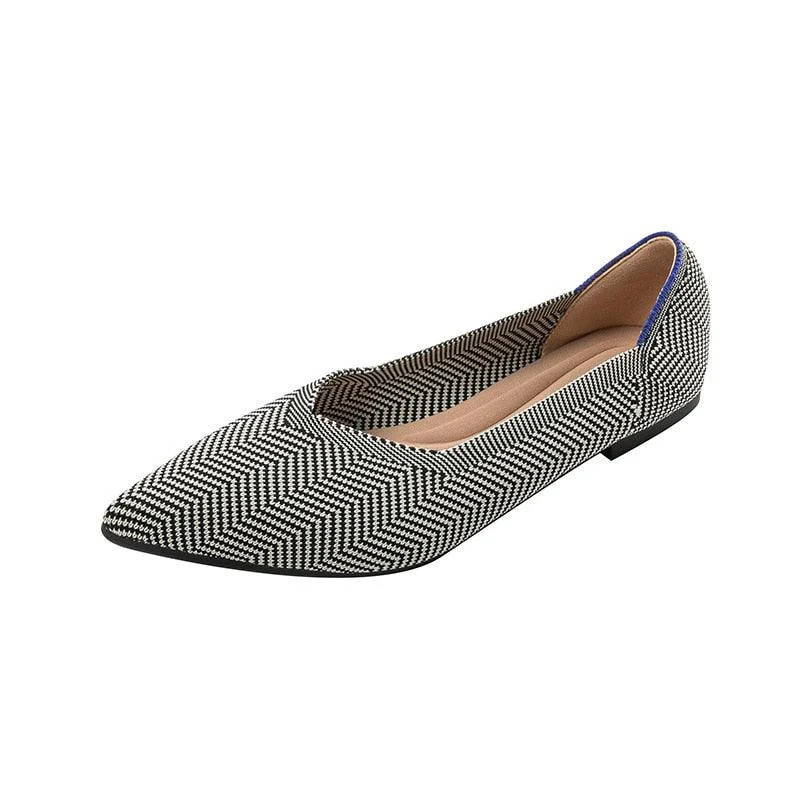 Wendy Pattern Print Basic Flats - 12 Patterns - Glova