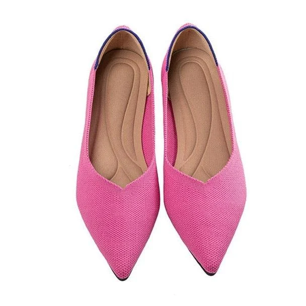 Wendy Solid Color Basic Flats - Glova