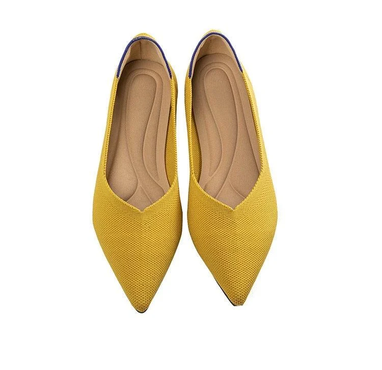 Wendy Solid Color Basic Flats - Glova