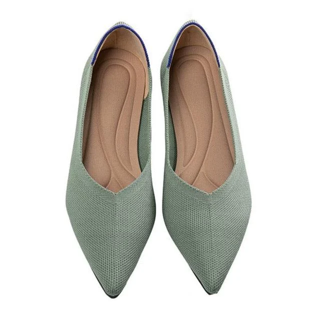 Wendy Solid Color Basic Flats - Glova