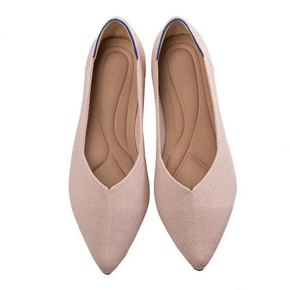 Wendy Solid Color Basic Flats - Glova