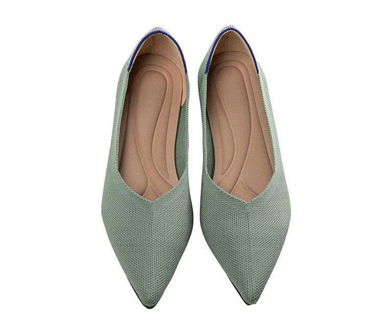 Wendy Solid Color Basic Flats - Glova