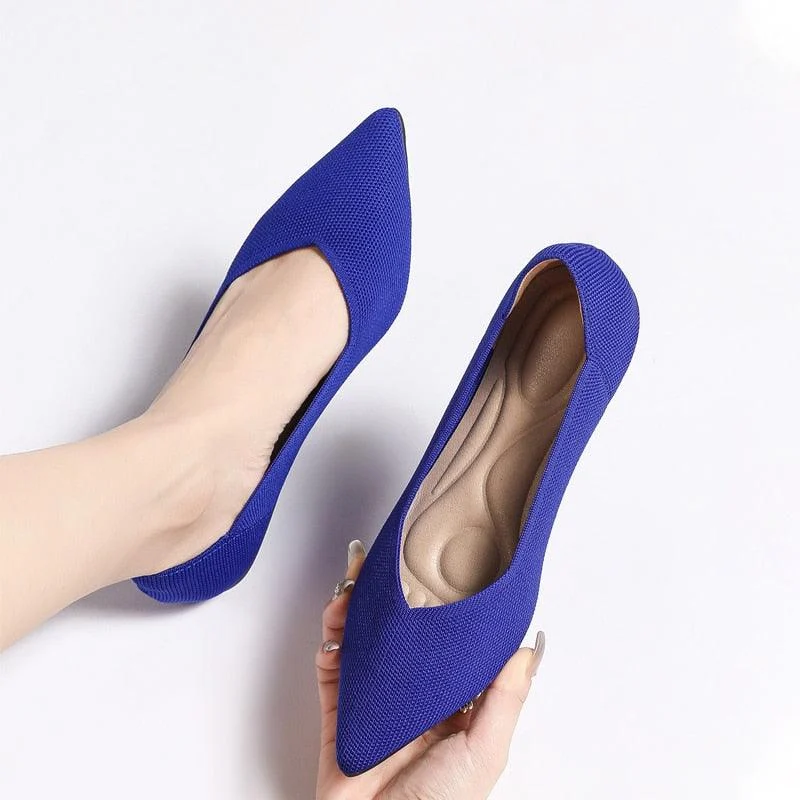 Wendy Solid Color Basic Flats - Glova