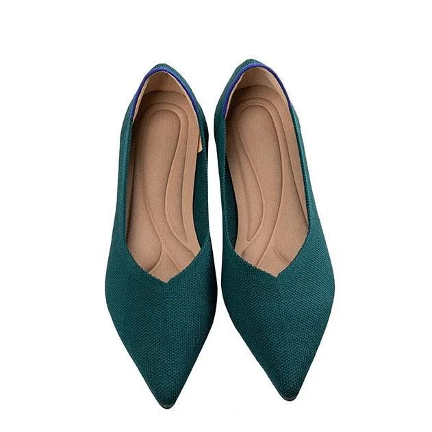 Wendy Solid Color Basic Flats - Glova