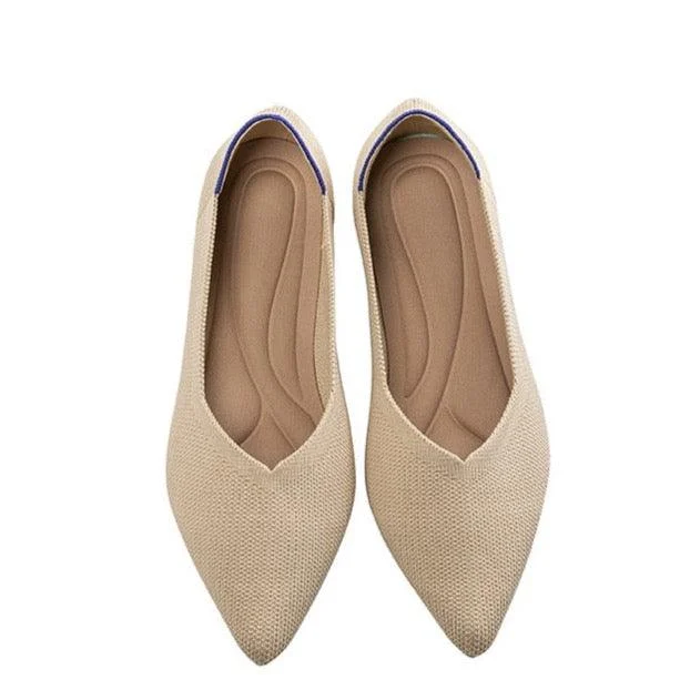 Wendy Solid Color Basic Flats - Glova