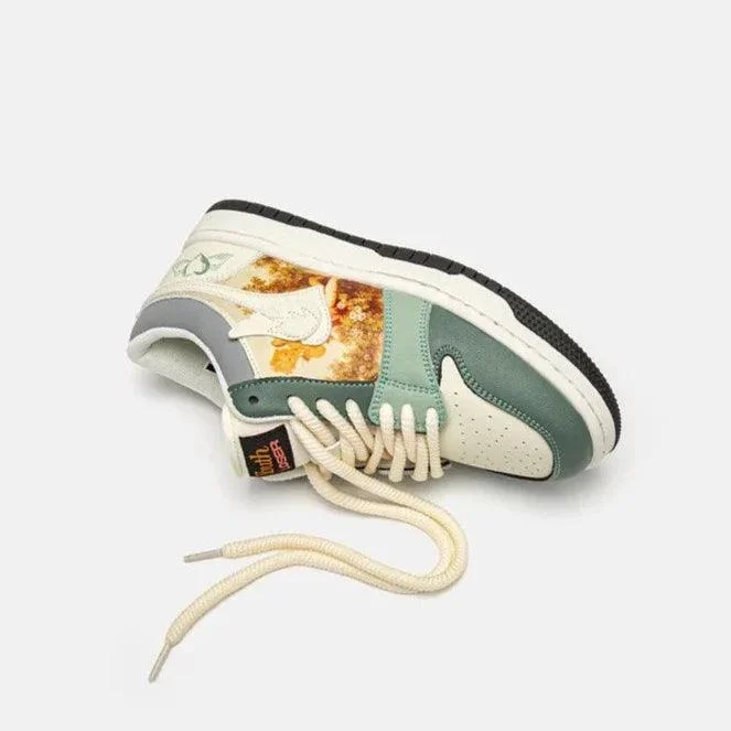 WES Cupid Wing Art Print Unisex Sneakers - Glova