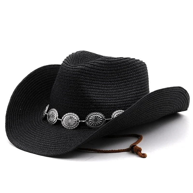 Wesley Straw Western Cowboy Hat - Glova