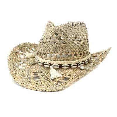 Western Cowgirl Shell Jazz Hat - Glova