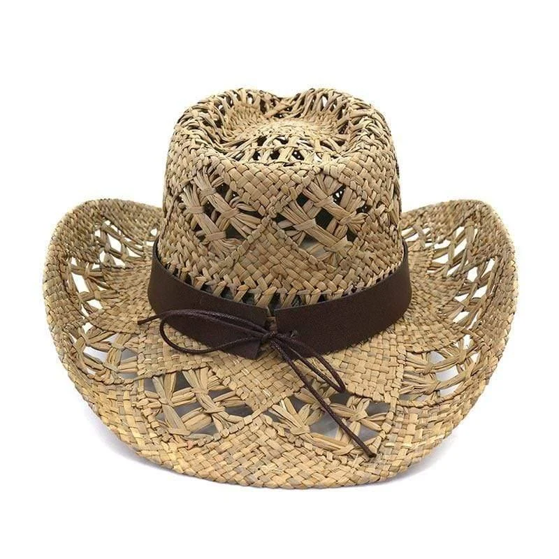 Western Straw Cowboy Hat - Glova