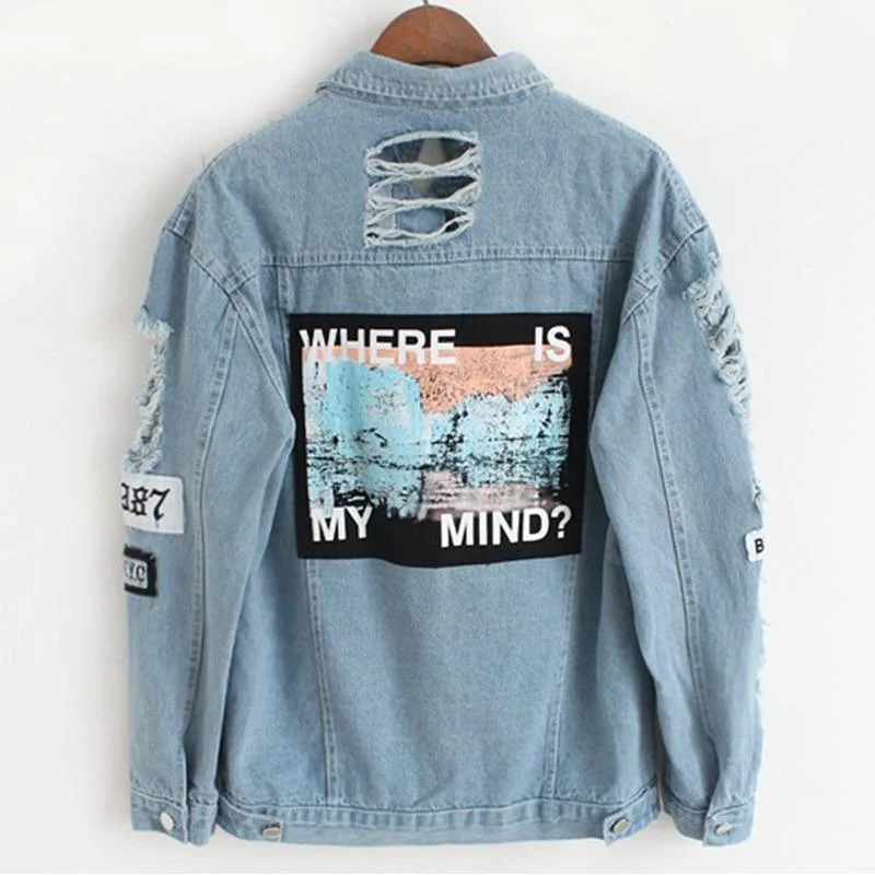 Where Is My Mind? Denim Jacket - Glova