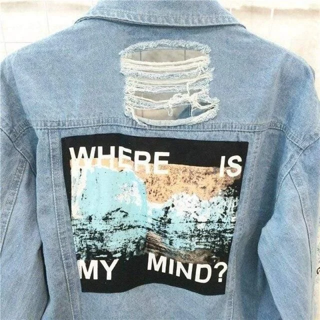 Where Is My Mind? Denim Jacket - Glova