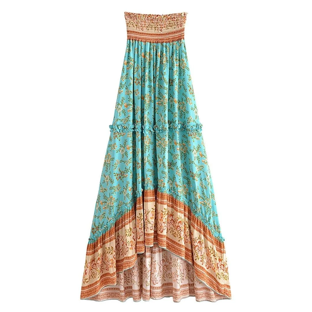 Whimsy Petal Dance Maxi Skirt - Glova