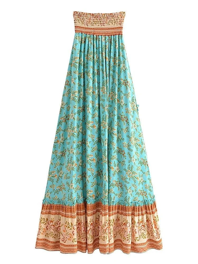 Whimsy Petal Dance Maxi Skirt - Glova