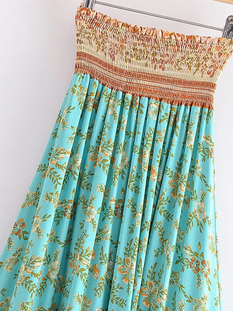 Whimsy Petal Dance Maxi Skirt - Glova