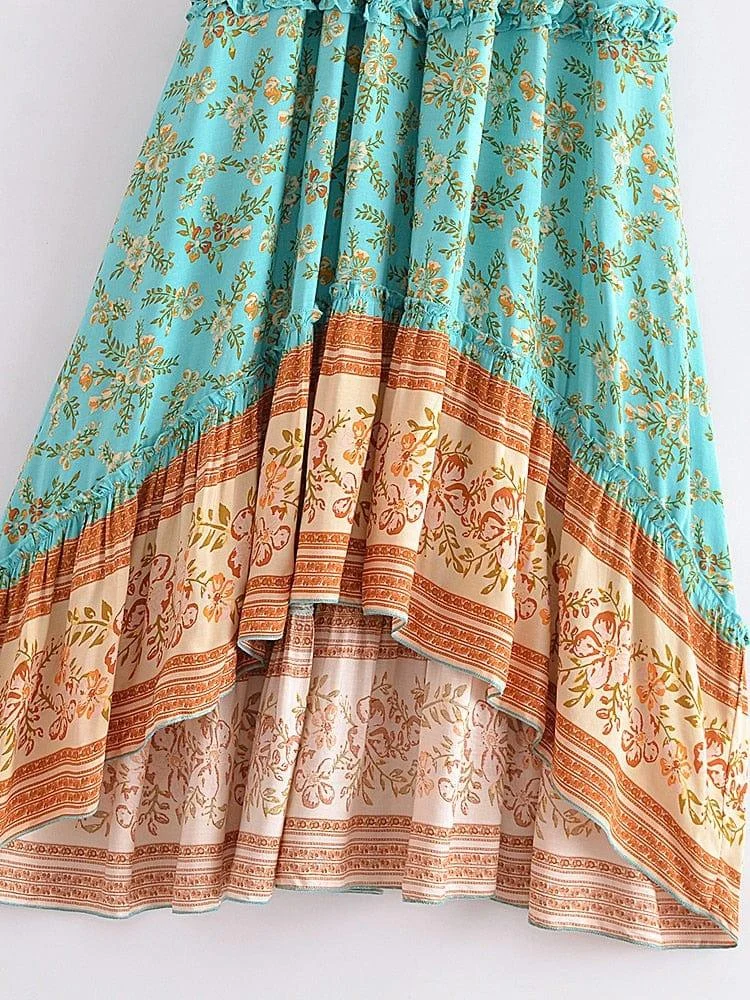 Whimsy Petal Dance Maxi Skirt - Glova