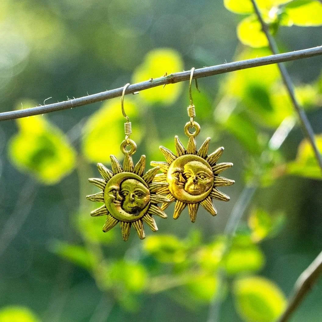 Sun and Moon Earrings - Glova