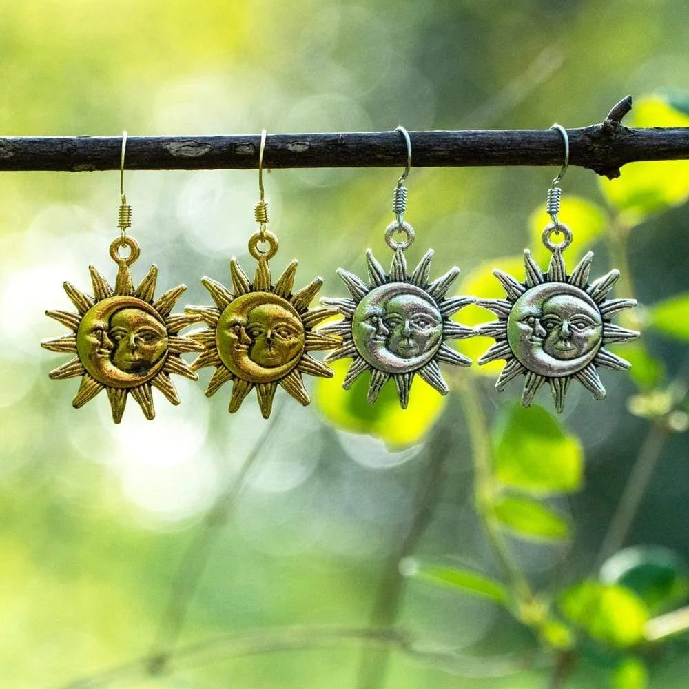 Sun and Moon Earrings - Glova