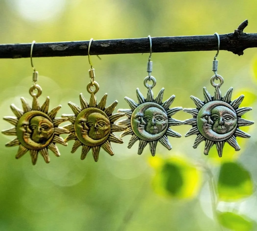 Sun and Moon Earrings - Glova