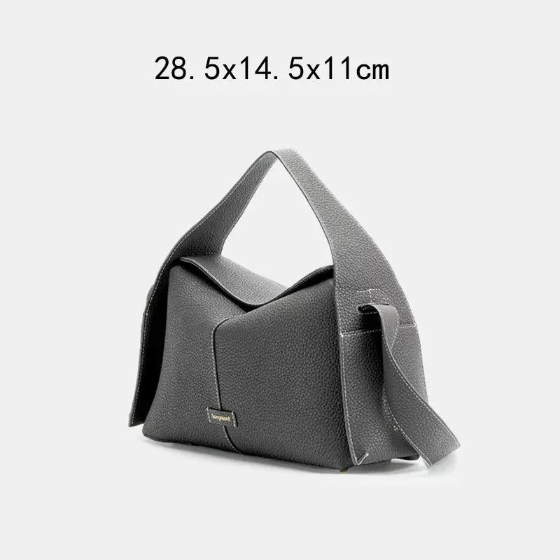 Wide Single Strap Leather Women Handbags - Glova