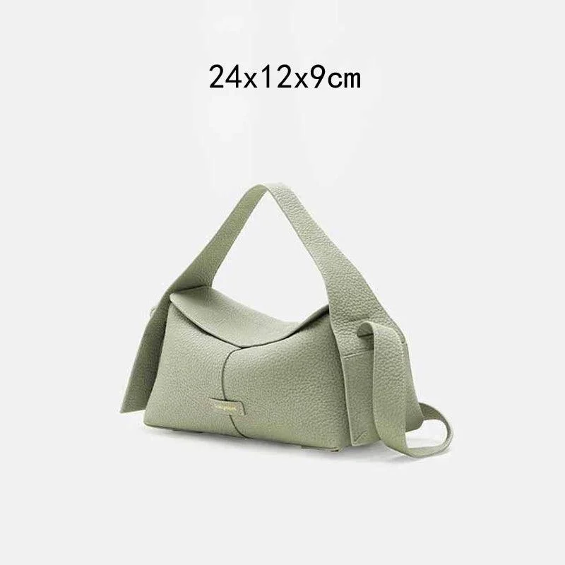 Wide Single Strap Leather Women Handbags - Glova