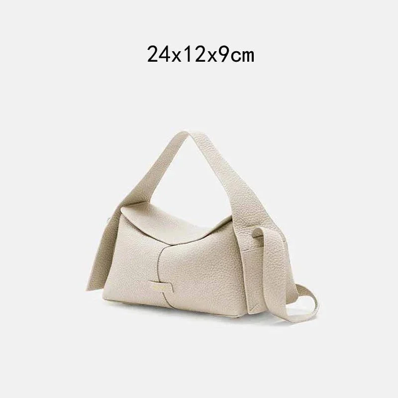 Wide Single Strap Leather Women Handbags - Glova