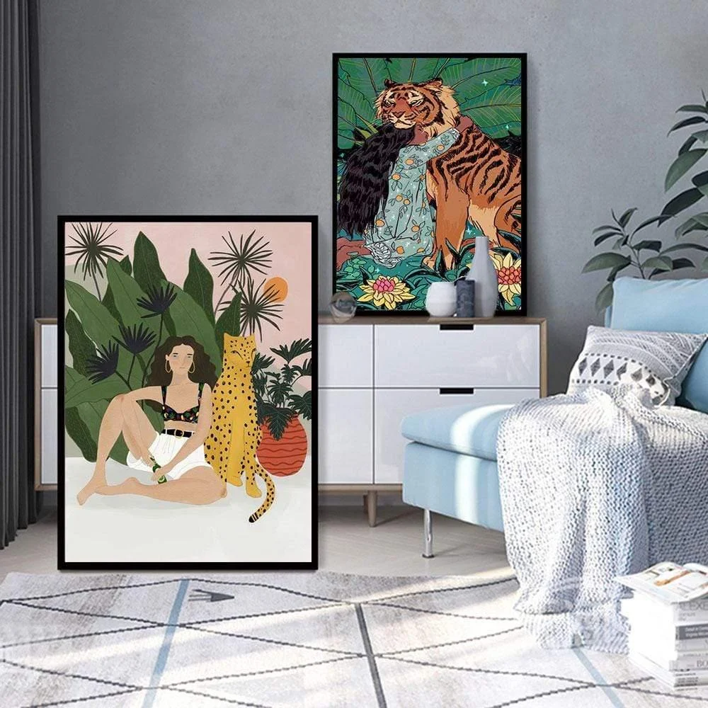 Wild Animals Wall Posters - Glova